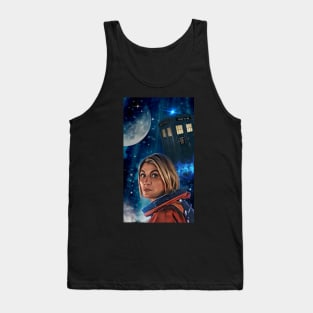 13th doctor/orange space suite Tank Top